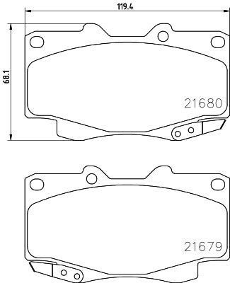 NF PARTS Jarrupala, levyjarru NF0013481